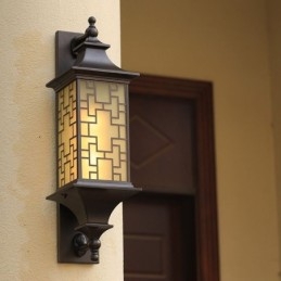 Κινεζική Απλίκα Εξωτερικού Τοίχου Αδιάβροχη Γρίλια Παράθυρου Επιτοίχιο Φωτιστικό