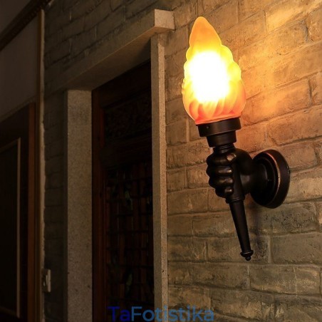 Ευρωπαϊκό Ρετρό Φωτιστικό Τοίχου Αδιάβροχο Φακός σε σχήμα Τοίχου Ευρωπαϊκό Ρετρό Φωτιστικό Τοίχου Αδιάβροχο Φακός σε σχήμα Τοίχου