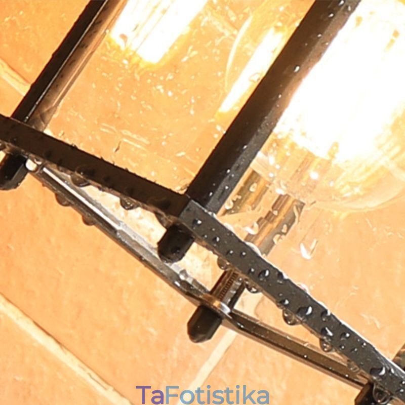 Ευρωπαϊκή Απλίκα Εξωτερικού Τοίχου Αδιάβροχη Τετράγωνη Στήλη Φωτιστικό Τοίχου Μπαλκόνι Κήπου Αυλής