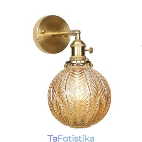 Μοντέρνο φωτιστικό τοίχου Bean με απόχρωση Ball Glass Μοντέρνο φωτιστικό τοίχου Bean με απόχρωση Ball Glass