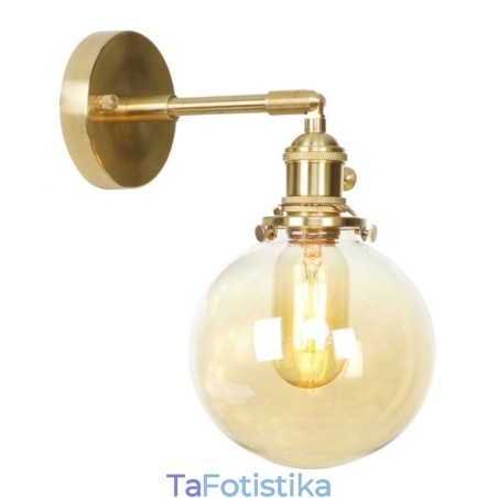 Μοντέρνο φωτιστικό τοίχου Bean με απόχρωση Ball Glass Μοντέρνο φωτιστικό τοίχου Bean με απόχρωση Ball Glass