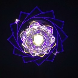 Μοντέρνο Σύγχρονο Crystal Metal Flush Mount
