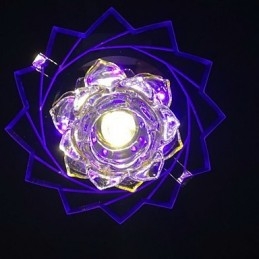 Μοντέρνο Σύγχρονο Crystal Metal Flush Mount