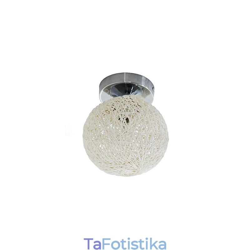 Σύγχρονη μοντέρνα βάση φαναριού Globe Chrome Metal Flush