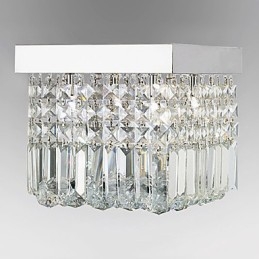 Μοντέρνο Σύγχρονο Crystal Metal Flush Mount