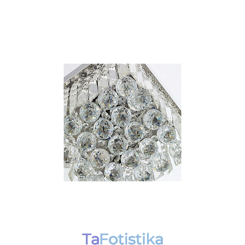 Μοντέρνο Σύγχρονο Crystal Metal Flush Mount