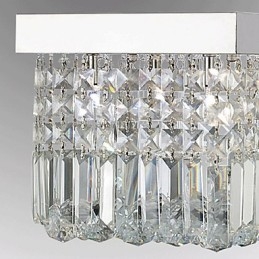 Μοντέρνο Σύγχρονο Crystal Metal Flush Mount