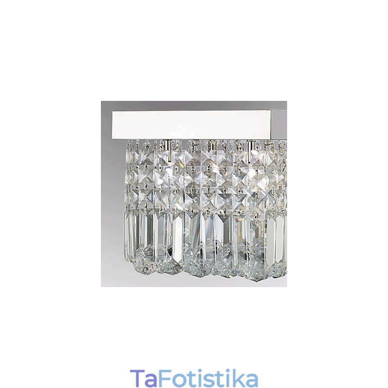 Μοντέρνο Σύγχρονο Crystal Metal Flush Mount