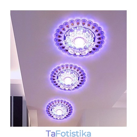 Κρυστάλλινο φωτιστικό οροφής Spotlight SMD 3W Creative Lamp Tube Light Πολύχρωμο έγχρωμο φως θόλου Κρυστάλλινο φωτιστικό οροφής Spotlight SMD 3W Creative Lamp Tube Light Πολύχρωμο έγχρωμο φως θόλου
