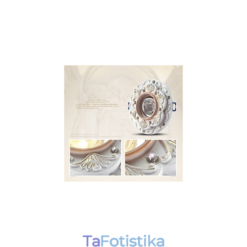 Spot Lights Mini Style Παραδοσιακή Κλασική Ρητίνη