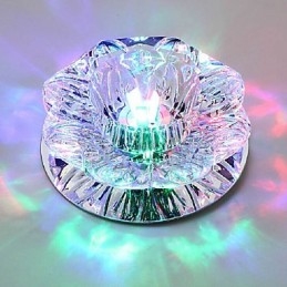 Κρυστάλλινο φωτιστικό οροφής Spotlight SMD 3W Creative Lamp Tube Light Πολύχρωμο έγχρωμο φως θόλου