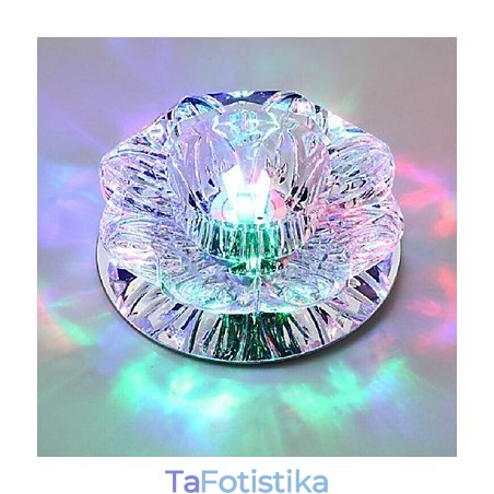 Κρυστάλλινο φωτιστικό οροφής Spotlight SMD 3W Creative Lamp Tube Light Πολύχρωμο έγχρωμο φως θόλου Κρυστάλλινο φωτιστικό οροφής Spotlight SMD 3W Creative Lamp Tube Light Πολύχρωμο έγχρωμο φως θόλου