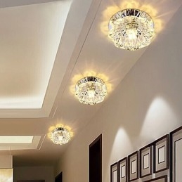 Κρυστάλλινο φωτιστικό οροφής Spotlight SMD 3W Creative Lamp Tube Light Πολύχρωμο έγχρωμο φως θόλου
