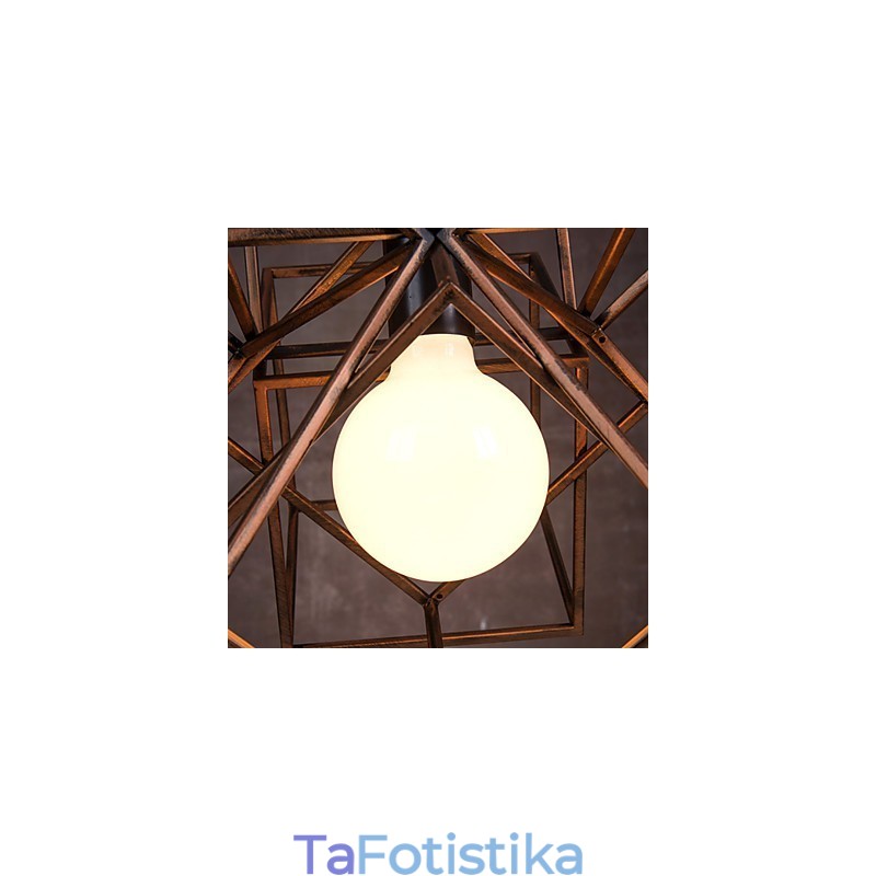 Μενταγιόν 1 Ελαφριά Vintage Μινιμαλιστική Σιδερένια Ζωγραφική Πολυέλαιος