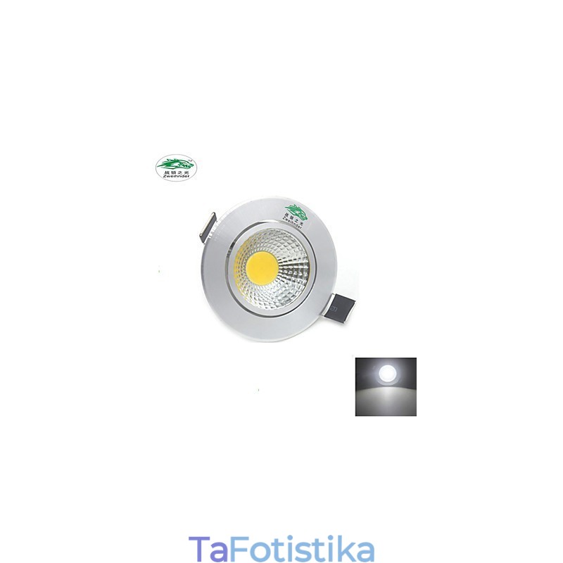 4 ΤΕΜ Zweihnder 3W 300Lm Φωτιστικό οροφής COB Downlight Ζεστό λευκό φως