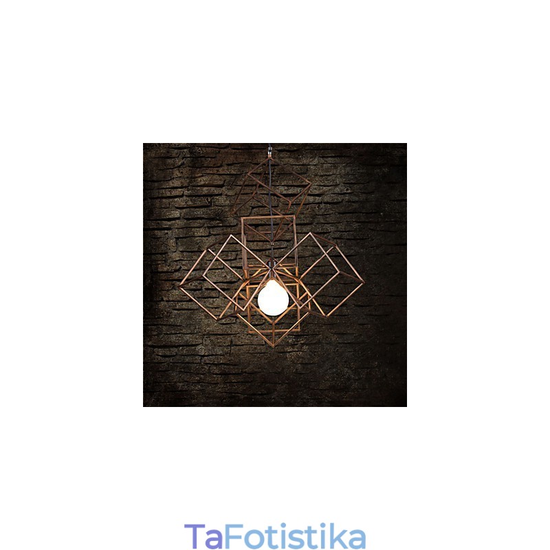 Μενταγιόν 1 Ελαφριά Vintage Μινιμαλιστική Σιδερένια Ζωγραφική Πολυέλαιος