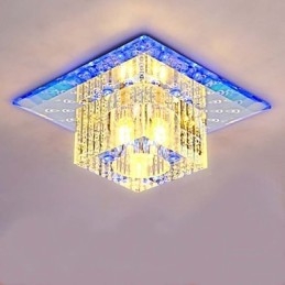 Μίνι κρυστάλλινο φωτιστικό οροφής Spotlight SMD 3W Creative Lamp Tube Light Πολύχρωμο χρώμα τετράγωνο φως θόλου