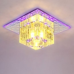 Μίνι κρυστάλλινο φωτιστικό οροφής Spotlight SMD 3W Creative Lamp Tube Light Πολύχρωμο χρώμα τετράγωνο φως θόλου
