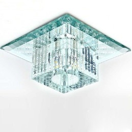 Μίνι κρυστάλλινο φωτιστικό οροφής Spotlight SMD 3W Creative Lamp Tube Light Πολύχρωμο χρώμα τετράγωνο φως θόλου
