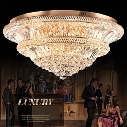 Modern Luxury 9 Μοντέρνο Κρυστάλλινο Φωτιστικό Οροφής Absorb Dome Light Διάμετρος 80CM