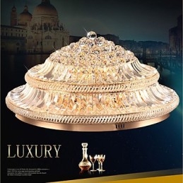 Modern Luxury 9 Μοντέρνο Κρυστάλλινο Φωτιστικό Οροφής Absorb Dome Light Διάμετρος 80CM
