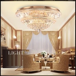 Modern Luxury 9 Μοντέρνο Κρυστάλλινο Φωτιστικό Οροφής Absorb Dome Light Διάμετρος 80CM
