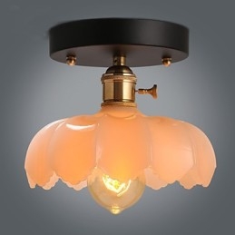 Flush Mount Retro Lighting Lights Γυάλινο φωτιστικό οροφής