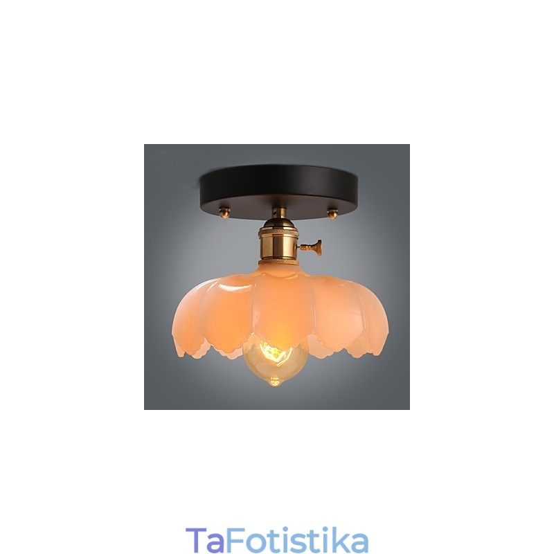 Flush Mount Retro Lighting Lights Γυάλινο φωτιστικό οροφής