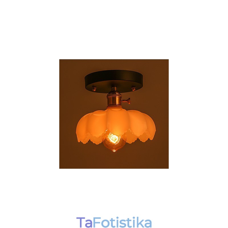 Flush Mount Retro Lighting Lights Γυάλινο φωτιστικό οροφής
