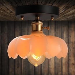 Flush Mount Retro Lighting Lights Γυάλινο φωτιστικό οροφής