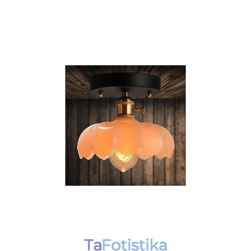 Flush Mount Retro Lighting Lights Γυάλινο φωτιστικό οροφής