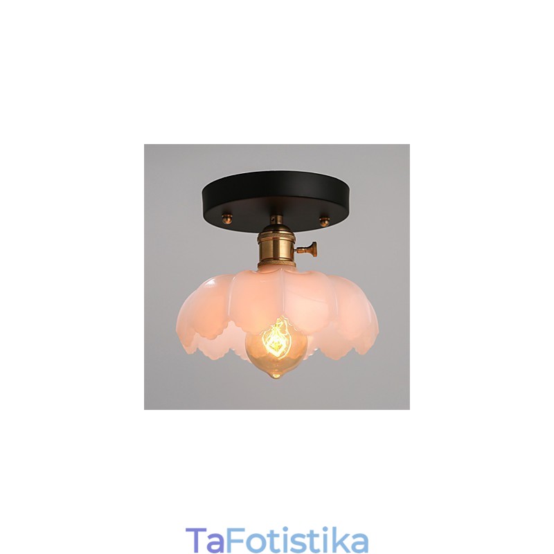 Flush Mount Retro Lighting Lights Γυάλινο φωτιστικό οροφής