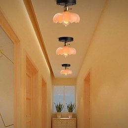 Flush Mount Retro Lighting Lights Γυάλινο φωτιστικό οροφής