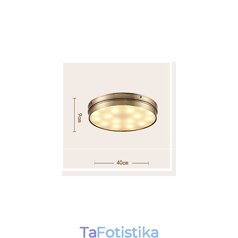 Flush Mount Traditional Classic Metal