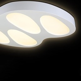 Flush Mount No Polar Light με Τηλεχειριστήριο Modern Contemporary