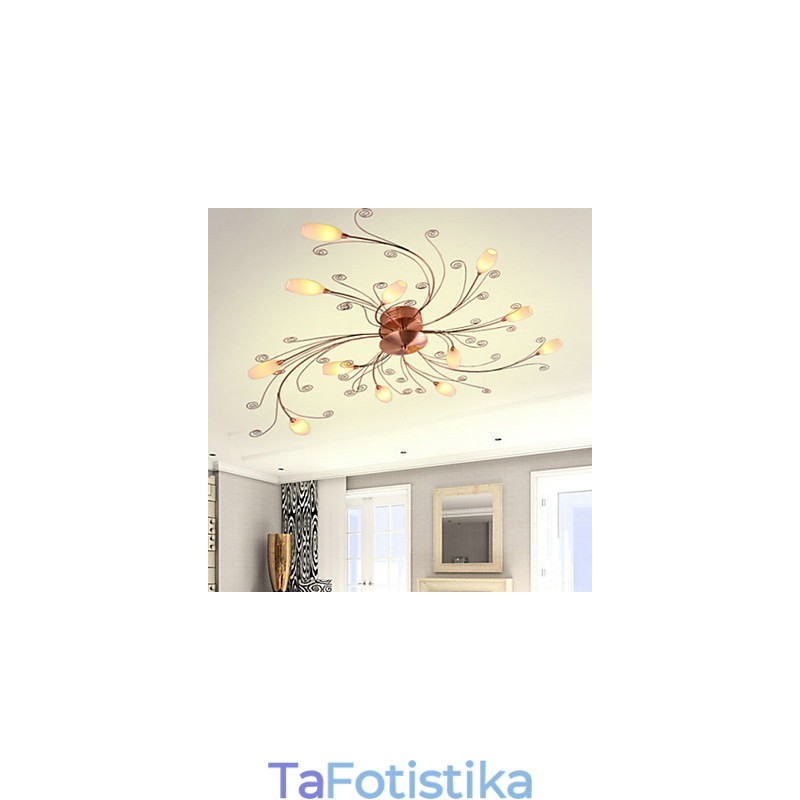 Καλλιτεχνικά φώτα αλουμινίου Flush Mount με 12 φώτα