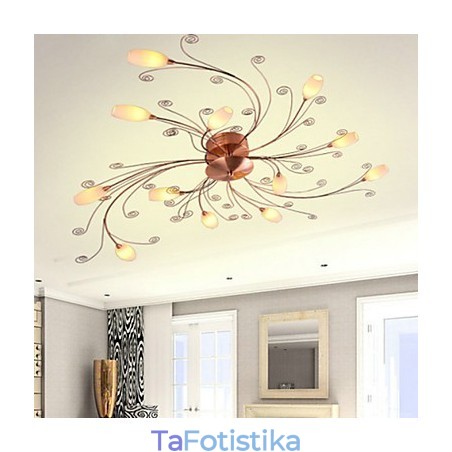 Καλλιτεχνικά φώτα αλουμινίου Flush Mount με 12 φώτα Καλλιτεχνικά φώτα αλουμινίου Flush Mount με 12 φώτα
