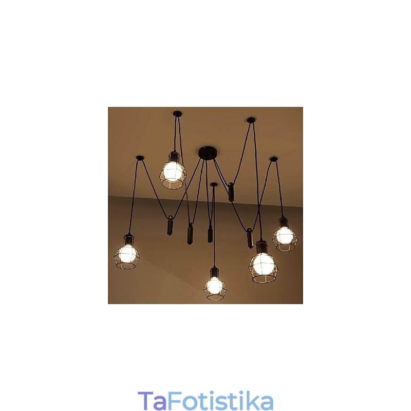 Παραδοσιακό Κλασικό Vintage Ρετρό Φανάρι Country Mini Ζωγραφική Μεταλλικό Κρεμαστό Φωτιστικό Τραπεζαρία