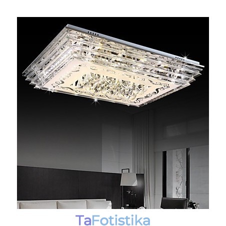 Flush Mount Three Color Light με μοντέρνο μοντέρνο γυαλί με τηλεχειριστήριο Flush Mount Three Color Light με μοντέρνο μοντέρνο γυαλί με τηλεχειριστήριο