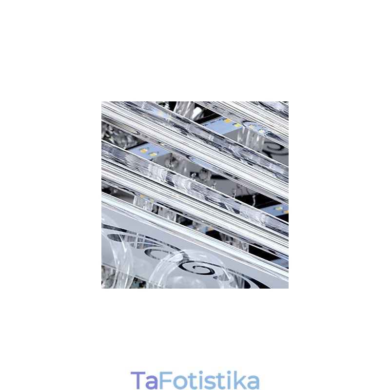 Flush Mount Three Color Light με μοντέρνο μοντέρνο γυαλί με τηλεχειριστήριο
