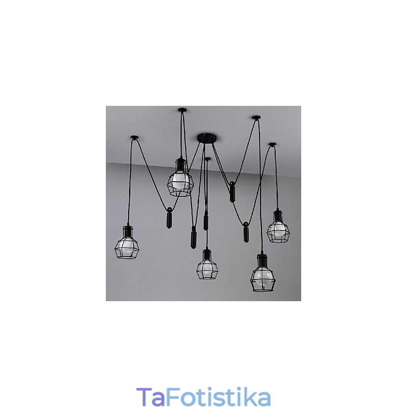 Παραδοσιακό Κλασικό Vintage Ρετρό Φανάρι Country Mini Ζωγραφική Μεταλλικό Κρεμαστό Φωτιστικό Τραπεζαρία