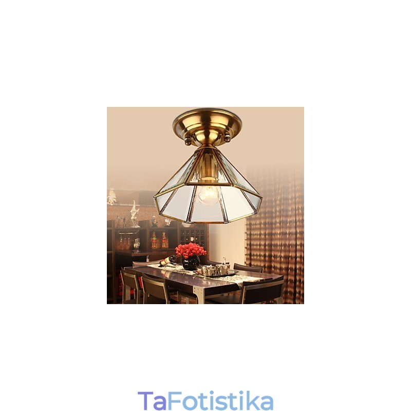 Παραδοσιακά κλασικά μίνι ορειχάλκινα μεταλλικά φλας φώτα τοποθέτησης