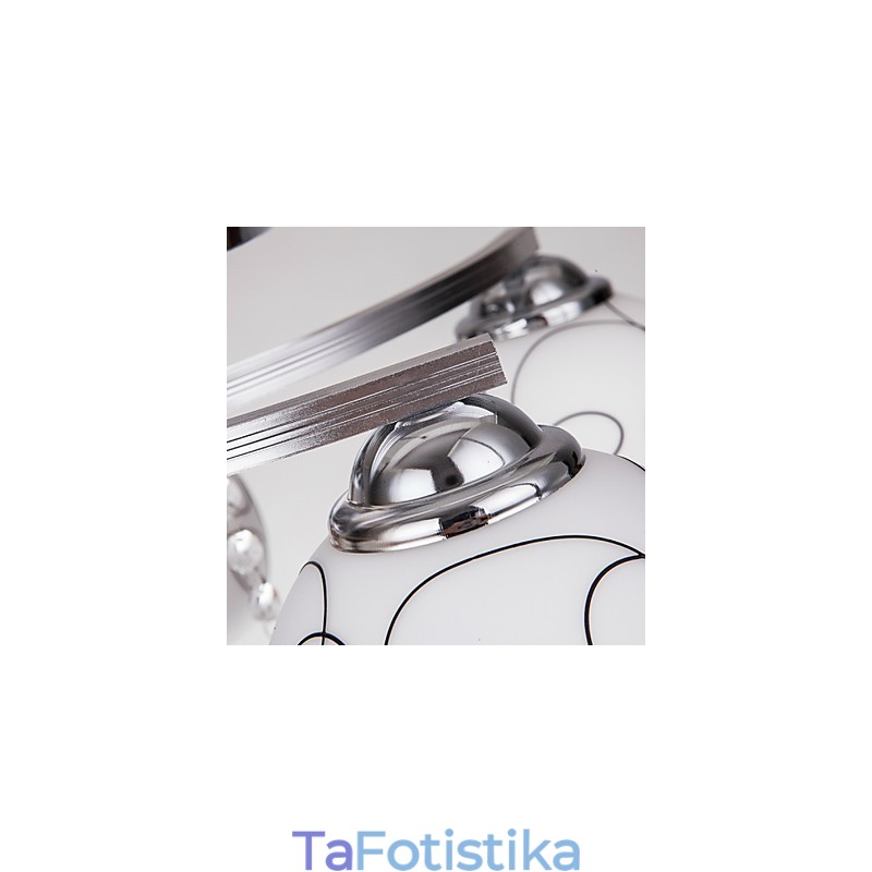 Πολυέλαιος Modern Crystal Living 8 φώτα
