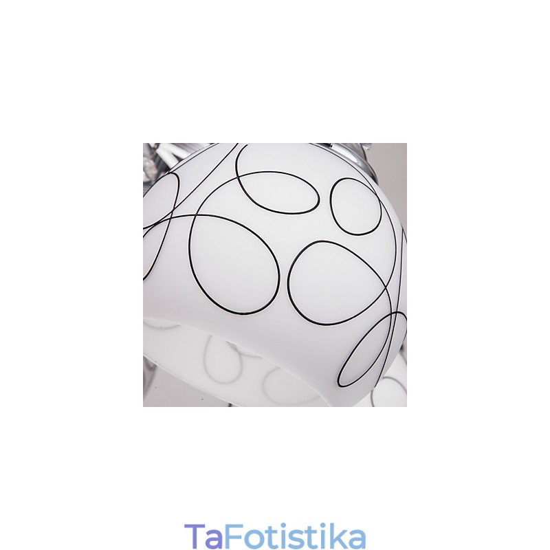 Πολυέλαιος Modern Crystal Living 8 φώτα
