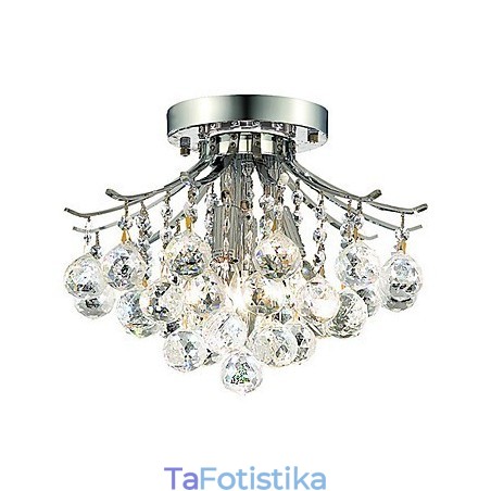 Μοντέρνα 3 Light Flush Mount φώτα με κρυστάλλινες χάντρες Μοντέρνα 3 Light Flush Mount φώτα με κρυστάλλινες χάντρες