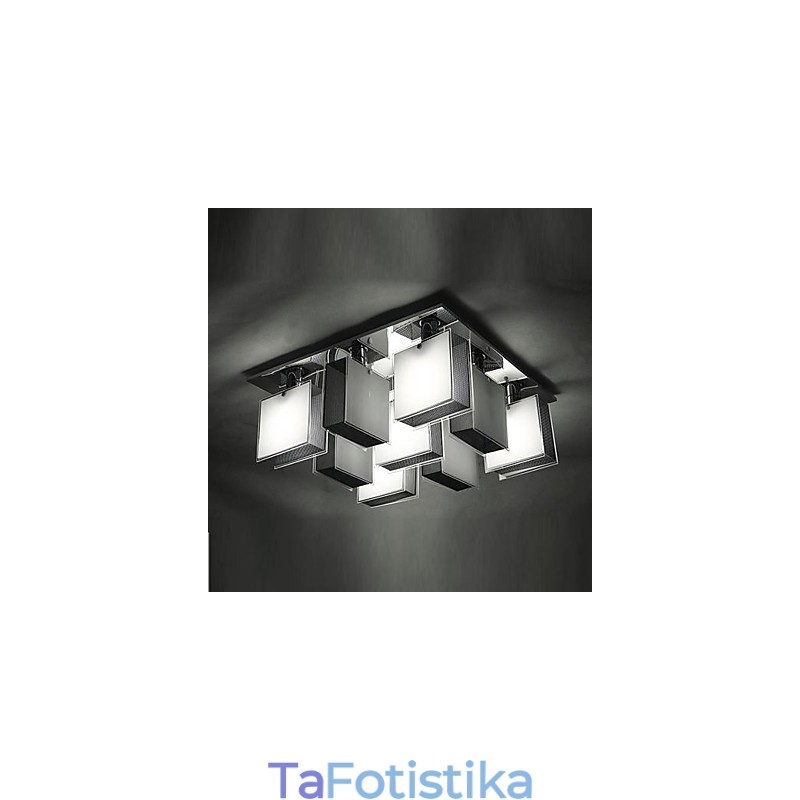Σύγχρονη, σύγχρονη, μεταλλική βάση χρώμιο