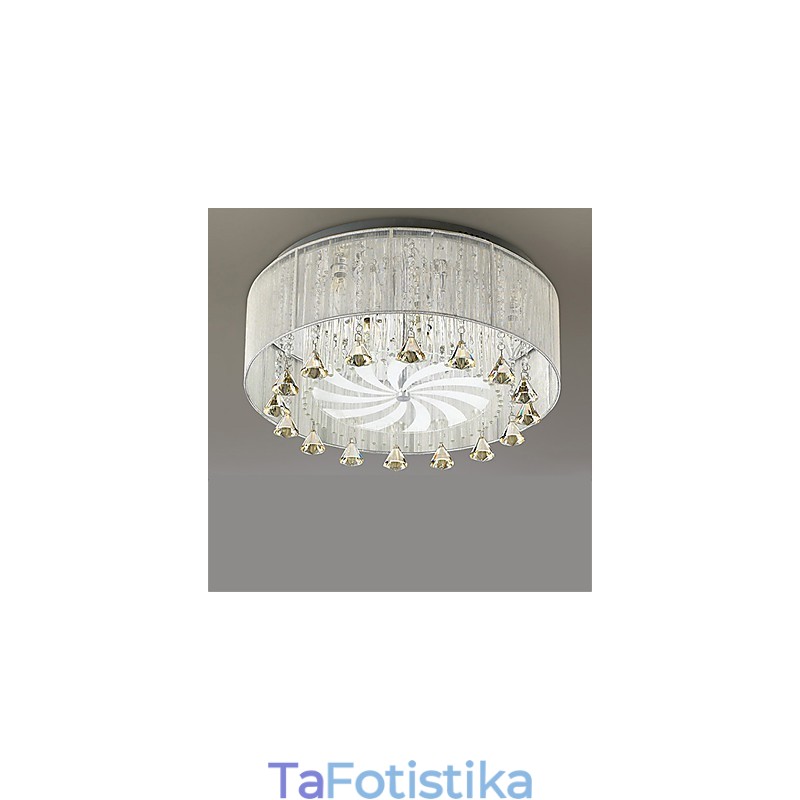 Flush Mount Crystal Modern Contemporary Glass