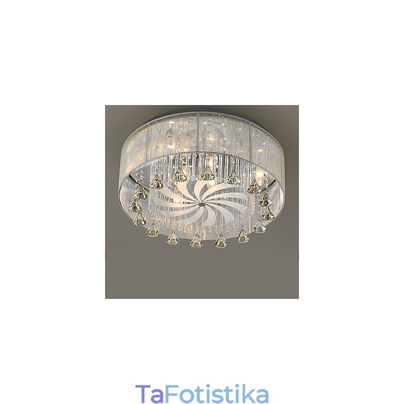 Flush Mount Crystal Modern Contemporary Glass