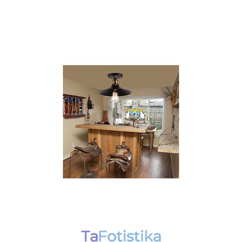Διακοσμητικός πολυέλαιος βιομηχανικός ρετρό κρεμαστός φωτιστικός γκαράζ Έπιπλα σπιτιού