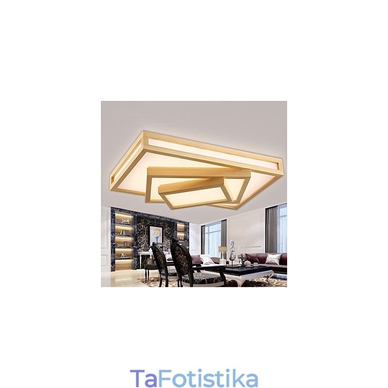 Μοντέρνο, μοντέρνο, μίνι στυλ ζωγραφικής με ξύλινο μπαμπού, χωνευτό στήριγμα